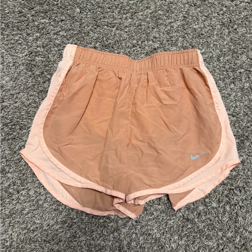 Nike Women's Pink/Peach Athletic Shorts
